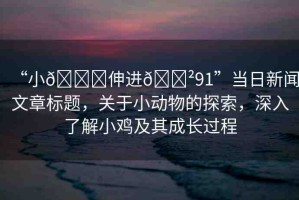 “小??伸進??91”當日新聞文章標題，關(guān)于小動物的探索，深入了解小雞及其成長過程