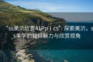 “ss美泬欣賞41Ppⅰcs”探索美泬，ss美學(xué)的獨(dú)特魅力與欣賞視角