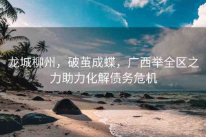 龍城柳州，破繭成蝶，廣西舉全區(qū)之力助力化解債務(wù)危機(jī)