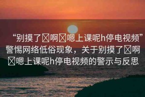 “別摸了?啊?嗯上課呢h停電視頻”警惕網(wǎng)絡(luò)低俗現(xiàn)象，關(guān)于別摸了?啊?嗯上課呢h停電視頻的警示與反思