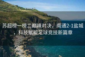 蘇超榜一榜二巔峰對決，南通2-1鹽城，科技賦能足球競技新篇章