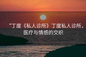 “丁度《私人診所》丁度私人診所，醫(yī)療與情感的交織