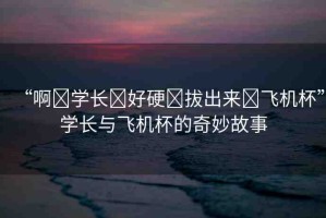 “啊?學(xué)長?好硬?拔出來?飛機(jī)杯”學(xué)長與飛機(jī)杯的奇妙故事