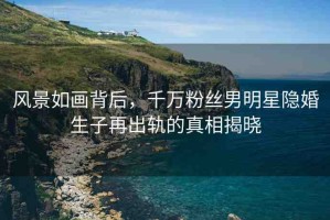風(fēng)景如畫背后，千萬粉絲男明星隱婚生子再出軌的真相揭曉