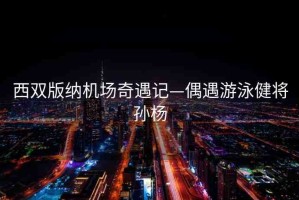 西雙版納機場奇遇記—偶遇游泳健將孫楊