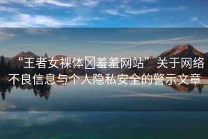 “王者女裸體?羞羞網(wǎng)站”關(guān)于網(wǎng)絡(luò)不良信息與個人隱私安全的警示文章