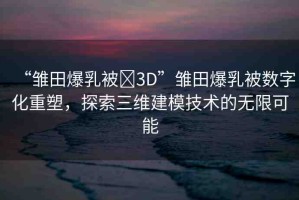 “雛田爆乳被?3D”雛田爆乳被數(shù)字化重塑，探索三維建模技術(shù)的無限可能
