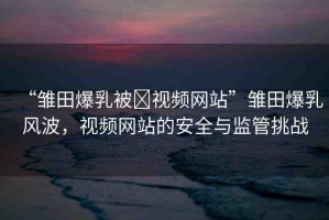 “雛田爆乳被?視頻網(wǎng)站”雛田爆乳風(fēng)波，視頻網(wǎng)站的安全與監(jiān)管挑戰(zhàn)