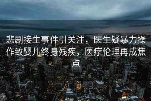 悲劇接生事件引關(guān)注，醫(yī)生疑暴力操作致嬰兒終身殘疾，醫(yī)療倫理再成焦點