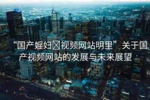 “國產婬婦?視頻網站明里”關于國產視頻網站的發(fā)展與未來展望
