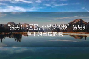 “猛男狂??小受受視頻”猛男狂草下的自然韻味