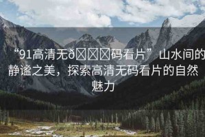 “91高清無(wú)??碼看片”山水間的靜謐之美，探索高清無(wú)碼看片的自然魅力