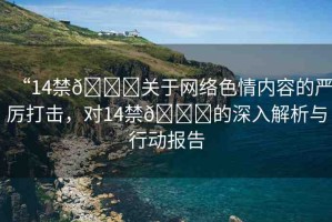 “14禁??關(guān)于網(wǎng)絡(luò)色情內(nèi)容的嚴(yán)厲打擊，對(duì)14禁??的深入解析與行動(dòng)報(bào)告