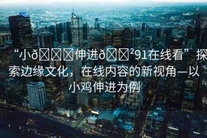 “小??伸進(jìn)??91在線看”探索邊緣文化，在線內(nèi)容的新視角—以小雞伸進(jìn)為例