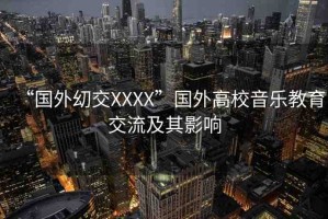“國(guó)外?交XXXX”國(guó)外高校音樂(lè)教育交流及其影響