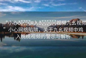 “小心??入??視頻九幺視頻”小心網(wǎng)絡(luò)陷阱，關(guān)于九幺視頻中雞入桃桃視頻的警示與解析