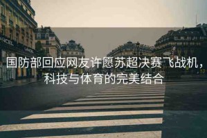 國防部回應(yīng)網(wǎng)友許愿蘇超決賽飛戰(zhàn)機(jī)，科技與體育的完美結(jié)合