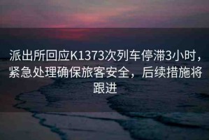 派出所回應K1373次列車停滯3小時，緊急處理確保旅客安全，后續(xù)措施將跟進