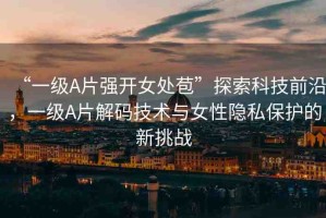 “一級A片強(qiáng)開女處苞”探索科技前沿，一級A片解碼技術(shù)與女性隱私保護(hù)的新挑戰(zhàn)