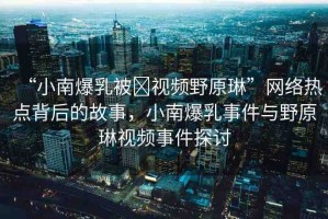 “小南爆乳被?視頻野原琳”網(wǎng)絡(luò)熱點背后的故事，小南爆乳事件與野原琳視頻事件探討