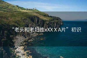 “老頭和老婦性xXXⅩA片”初識