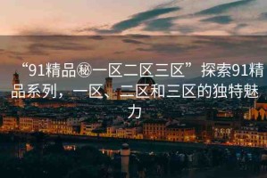 “91精品秘一區(qū)二區(qū)三區(qū)”探索91精品系列，一區(qū)、二區(qū)和三區(qū)的獨(dú)特魅力