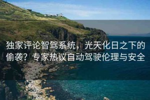 獨家評論智駕系統(tǒng)，光天化日之下的偷襲？專家熱議自動駕駛倫理與安全