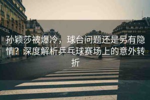 孫穎莎被爆冷，球臺問題還是另有隱情？深度解析乒乓球賽場上的意外轉(zhuǎn)折