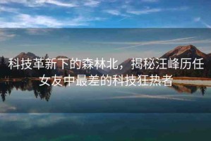 科技革新下的森林北，揭秘汪峰歷任女友中最差的科技狂熱者