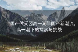 “國(guó)產(chǎn)做受?高一潮”國(guó)產(chǎn)新潮流，高一潮下的探索與挑戰(zhàn)