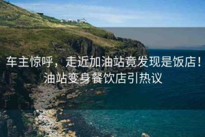 車主驚呼，走近加油站竟發(fā)現(xiàn)是飯店！油站變身餐飲店引熱議