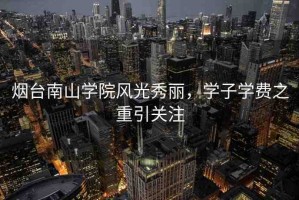 煙臺南山學院風光秀麗，學子學費之重引關注