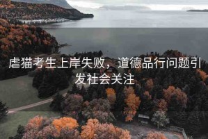 虐貓考生上岸失敗，道德品行問題引發(fā)社會關(guān)注