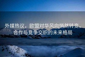 外媒熱議，歐盟對華風向悄然轉變，合作與競爭交織的未來格局