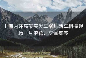 上海內(nèi)環(huán)高架突發(fā)車禍！兩車相撞現(xiàn)場一片狼藉，交通癱瘓