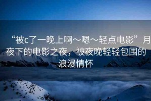 “被c了一晚上啊～嗯～輕點(diǎn)電影”月夜下的電影之夜，被夜晚輕輕包圍的浪漫情懷