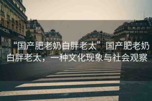 “國產(chǎn)肥老奶白胖老太”國產(chǎn)肥老奶白胖老太，一種文化現(xiàn)象與社會觀察