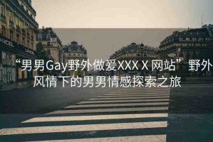 “男男Gay野外做爰XXXⅩ網(wǎng)站”野外風情下的男男情感探索之旅