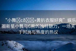“小舞?c??黃扒衣服好爽”娛樂(lè)圈新星小舞與C熊的獨(dú)特魅力，一場(chǎng)關(guān)于時(shí)尚與熱度的熱議