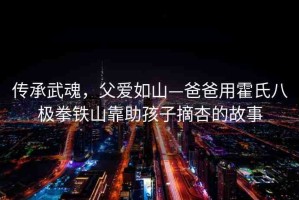 傳承武魂，父愛如山—爸爸用霍氏八極拳鐵山靠助孩子摘杏的故事