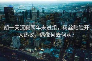 胡一天沉寂兩年未進組，粉絲貼臉開大熱議，偶像何去何從？
