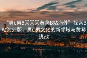“男c男??黃秘B站海外”探索B站海外版，男C男文化的新領(lǐng)域與黃秘挑戰(zhàn)