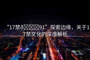 “17禁??91”探索邊緣，關(guān)于17禁文化的深度解析