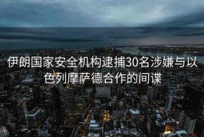 伊朗國家安全機(jī)構(gòu)逮捕30名涉嫌與以色列摩薩德合作的間諜