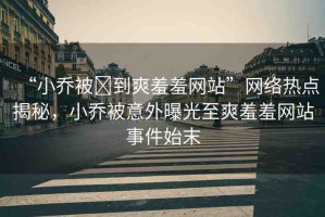 “小喬被?到爽羞羞網(wǎng)站”網(wǎng)絡熱點揭秘，小喬被意外曝光至爽羞羞網(wǎng)站事件始末