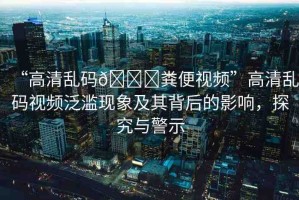 “高清亂碼??糞便視頻”高清亂碼視頻泛濫現(xiàn)象及其背后的影響，探究與警示