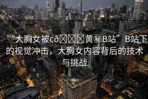 “大胸女被c??黃秘B站”B站下的視覺沖擊，大胸女內(nèi)容背后的技術(shù)與挑戰(zhàn)