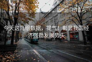 今天這幾組數(shù)據(jù)，提氣！彰顯我國(guó)經(jīng)濟(jì)強(qiáng)勁發(fā)展勢(shì)頭
