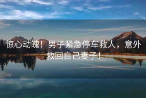驚心動魄！男子緊急停車救人，意外救回自己妻子！