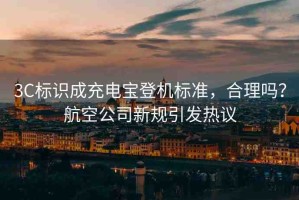 3C標識成充電寶登機標準，合理嗎？航空公司新規(guī)引發(fā)熱議